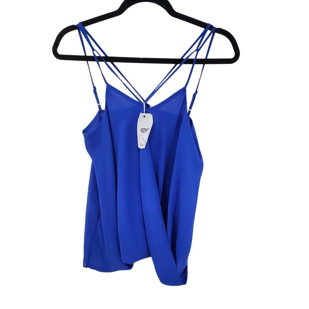New NWT Naked Zebra Strappy Tank Cobalt Blue Size Small
